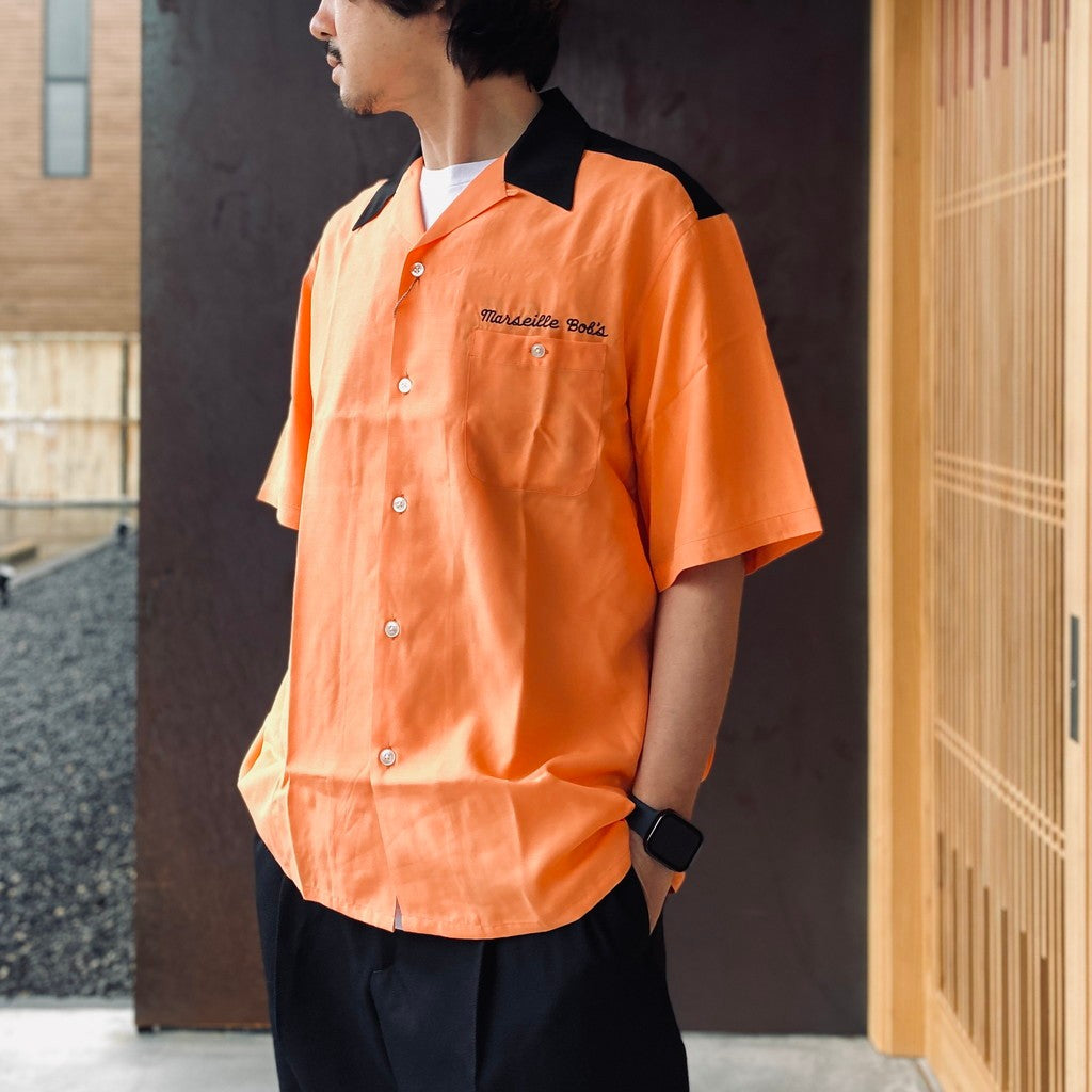 THE PHOENICIAN SCHEME | S/S HAWAIIAN SHIRT ( TYPE-6 ) #ORANGE [TPS-WM-HI06]