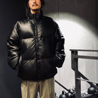 LEATHER DOWN JACKET -B- -TYPE 2- #BLACK [23FW-WMO-OD03]