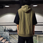 RE SWEAT HOODIE VEST #OLIVE [FSU12241U0002]