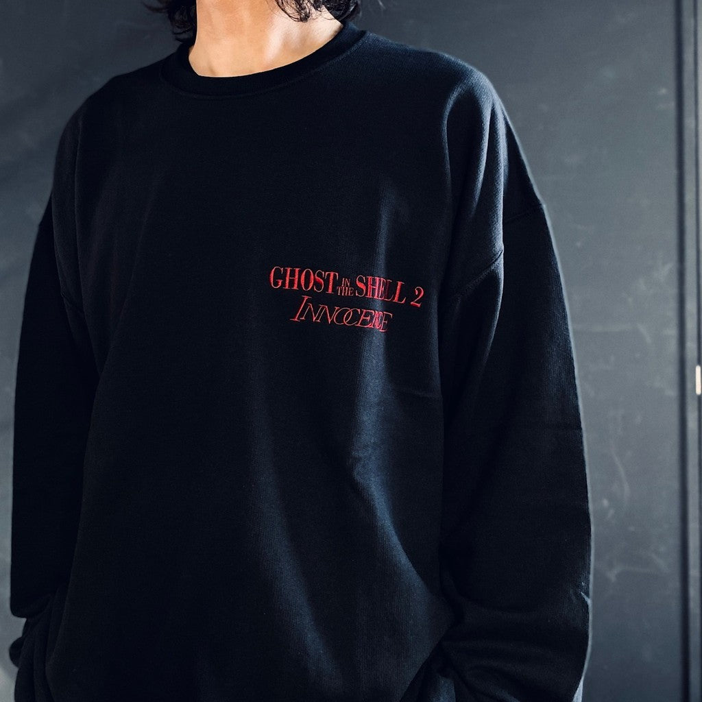 攻殼機動隊2：無罪 | 攻殼機動隊 | 圓領衛衣 - 款式3 - #黑色 [INNOCENCE-WM-SS03]