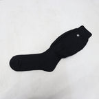 WHIMSY | Logo Socks(LOOSE FIT) #PURE BLACK [M-P1-XW1]