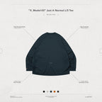 「X_Model-03」 Just A Normal L/S Tee #MARINE [GOOPI-24AW-NOV-01]