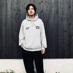DEATH ROW RECORDS | HEAVY WEIGHT PULLOVER HOODED SWEAT SHIRT #GRAY [DEATHROW-WM-SS05]