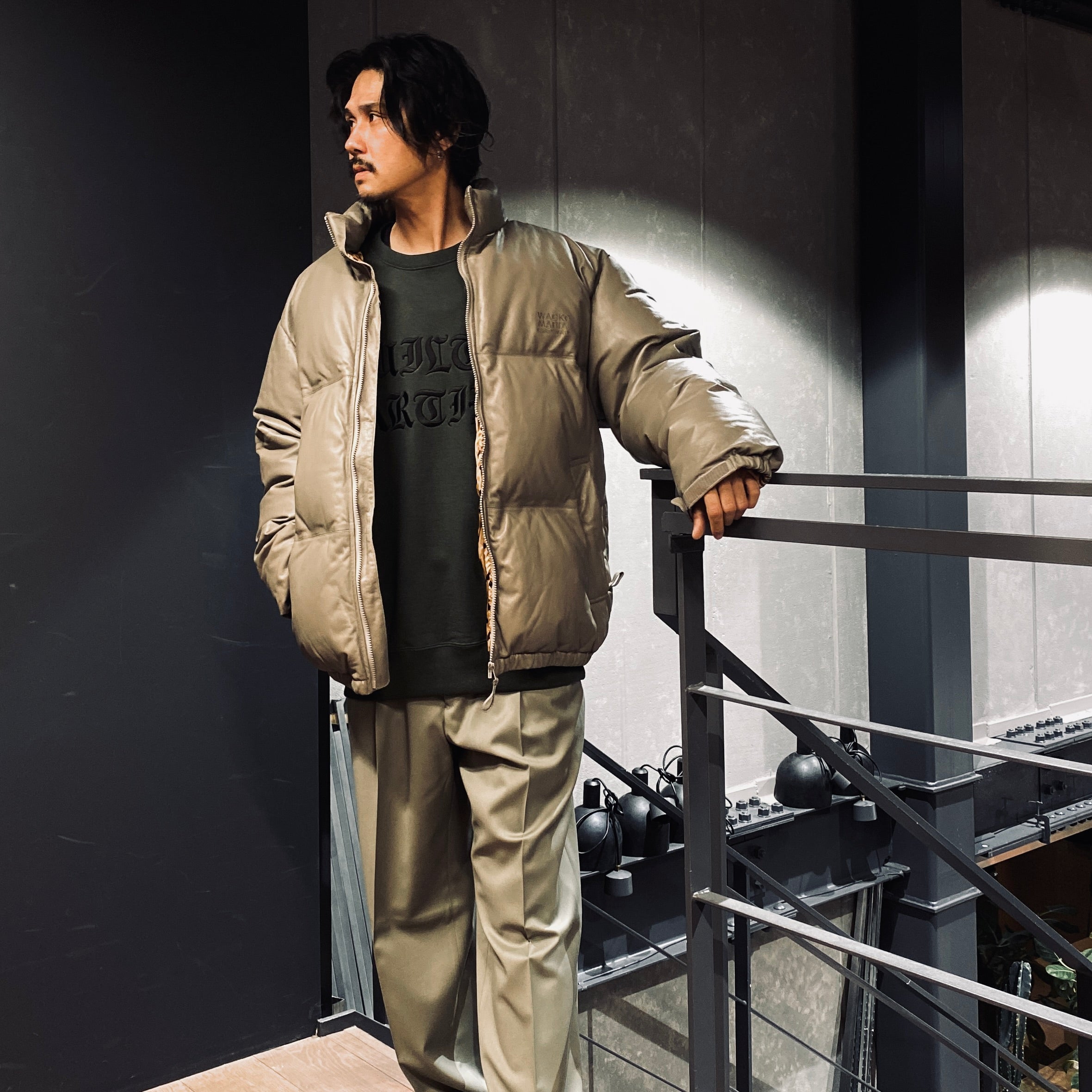 HEAVY WEIGHT CREW NECK SWEAT SHIRT -TYPE 3- #GREEN [23FW-WMC-SS06]