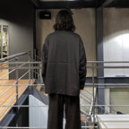 TECH LOOSE 2B JACKET POLISAGE #BLACK [BJ-57024W]