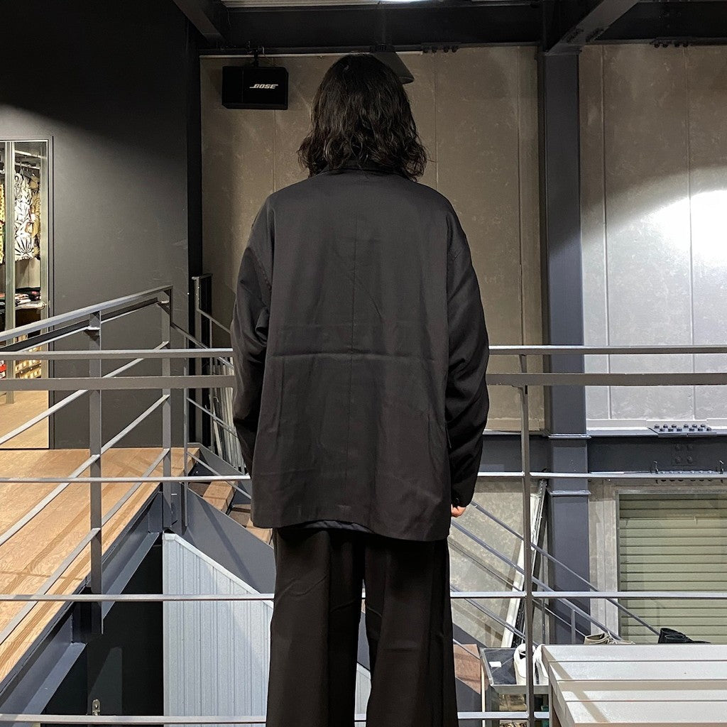 TECH LOOSE 2B JACKET POLISAGE #BLACK [BJ-57024W]