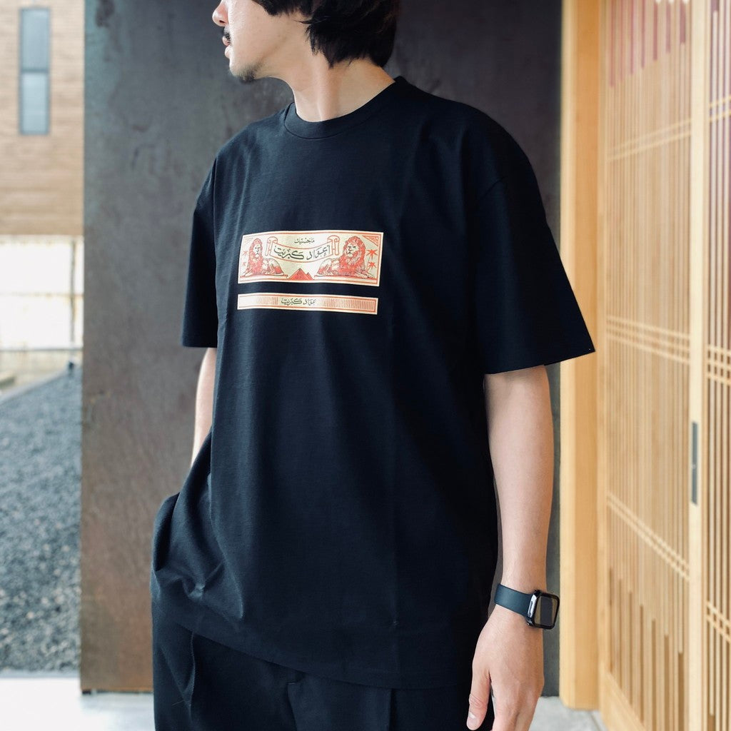 THE PHOENICIAN SCHEME | WASHED HEAVY WEIGHT CREW NECK T-SHIRT ( TYPE-2 ) #BLACK [TPS-WM-WT02]