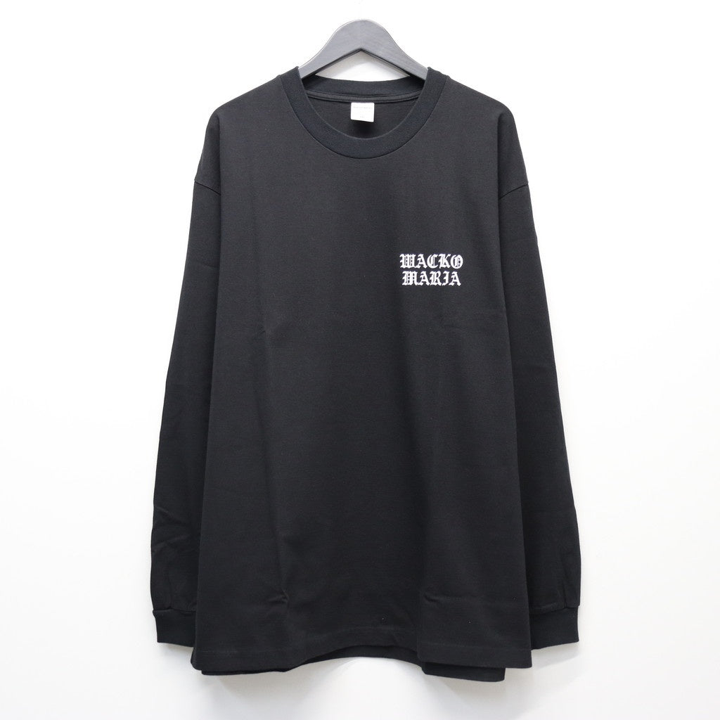 TIM LEHI | WASHED HEAVY WEIGHT CREW NECK LONG SLEEVE T-SHIRT