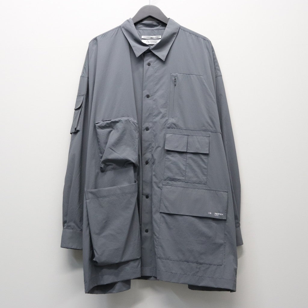 PERTEX UTILITY LONGLINE SHIRT #GRAY [FPA02261U0004]
