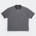 TECH POLO SHIRT S/S #CHARCOAL [BE-37026]