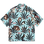 HIGHTIMES | S/S HAWAIIAN SHIRT -TYPE 2- #MINTBLUE [HIGHTIMES-WM-HI06]