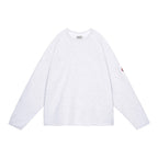 HALF PANEL RIB CREW NECK #GREY [CES28CS06]