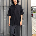 TECH THERMAL HENLEY S/S #BLACK [BE-39024]