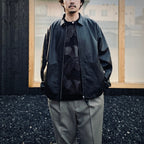 KABUTO MOHAIR CREW KNIT #Black/Grey [25FW_KN01]