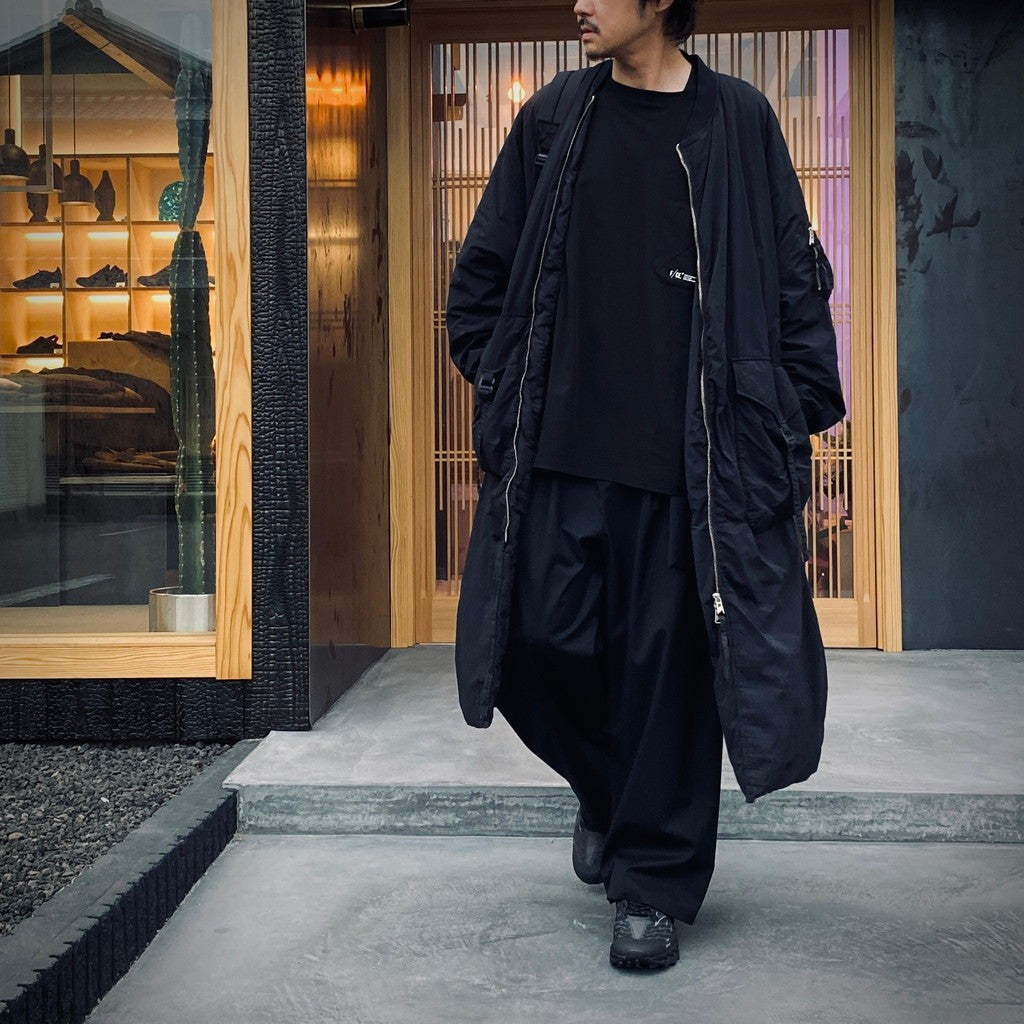 GARMENT DYE DOWN MA-1 LONG COAT #Black [FST09252U0001]