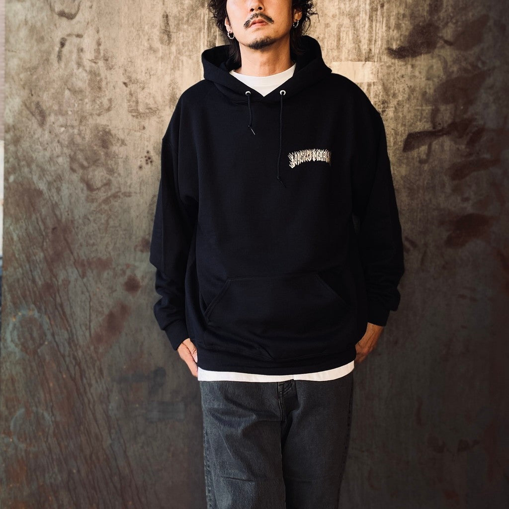 TIM LEHI | PULLOVER HOODED SWEAT SHIRT #BLACK [25FW-WMC-SS11]
