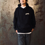 TIM LEHI | PULLOVER HOODED SWEAT SHIRT #BLACK [25FW-WMC-SS11]