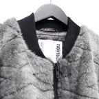 T QUILT FUR MA-1 #Black [FW25-JK04]