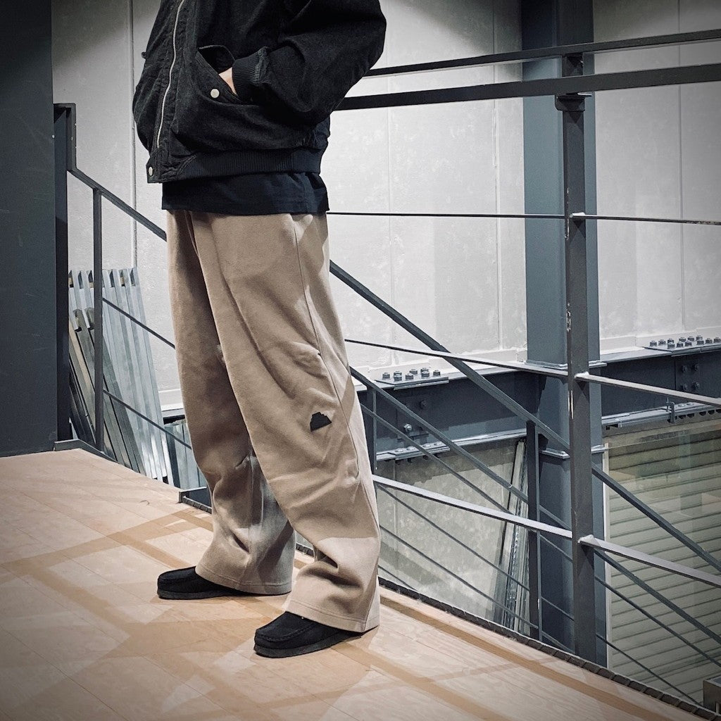 DBL KNIT JOG PANTS #CHARCOAL [CES27PT20]