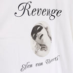 ELLEN VON UNWERTH | WASHED HEAVY WEIGHT CREW NECK T-SHIRT ( TYPE-1 ) #WHITE [EVU-WM-WT01]