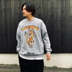 TIM LEHI | CREW NECK SWEAT SHIRT #GRAY [26SS-WMC-SS09]
