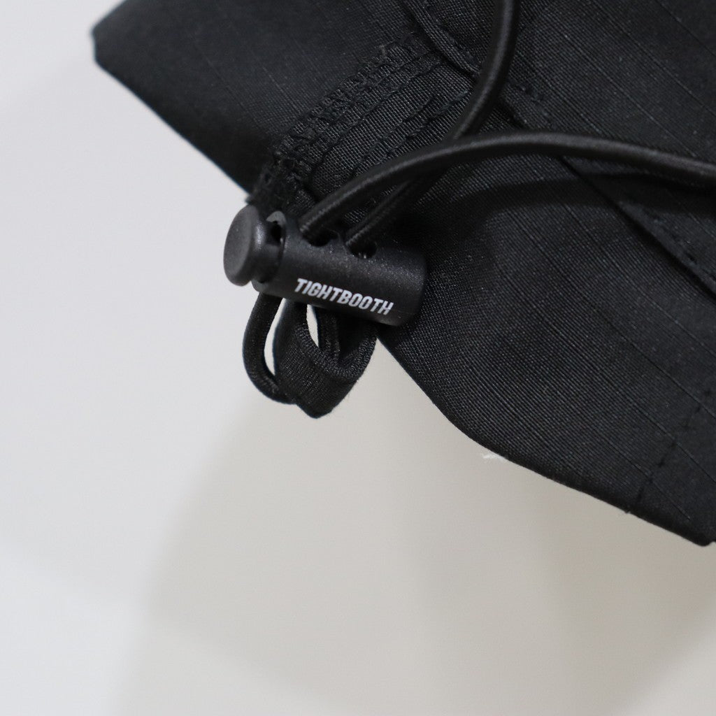 RIPSTOP CARGO BALLOON PANTS #Black [SS25-B01]