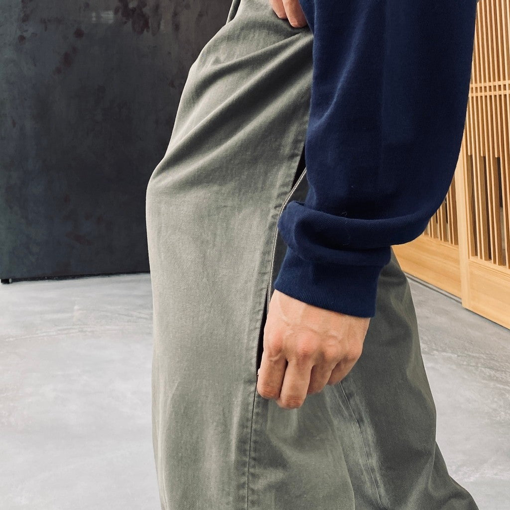 Ventilation Chino Slacks #Brown Khaki [SD25F-PT04] - cocorozashi