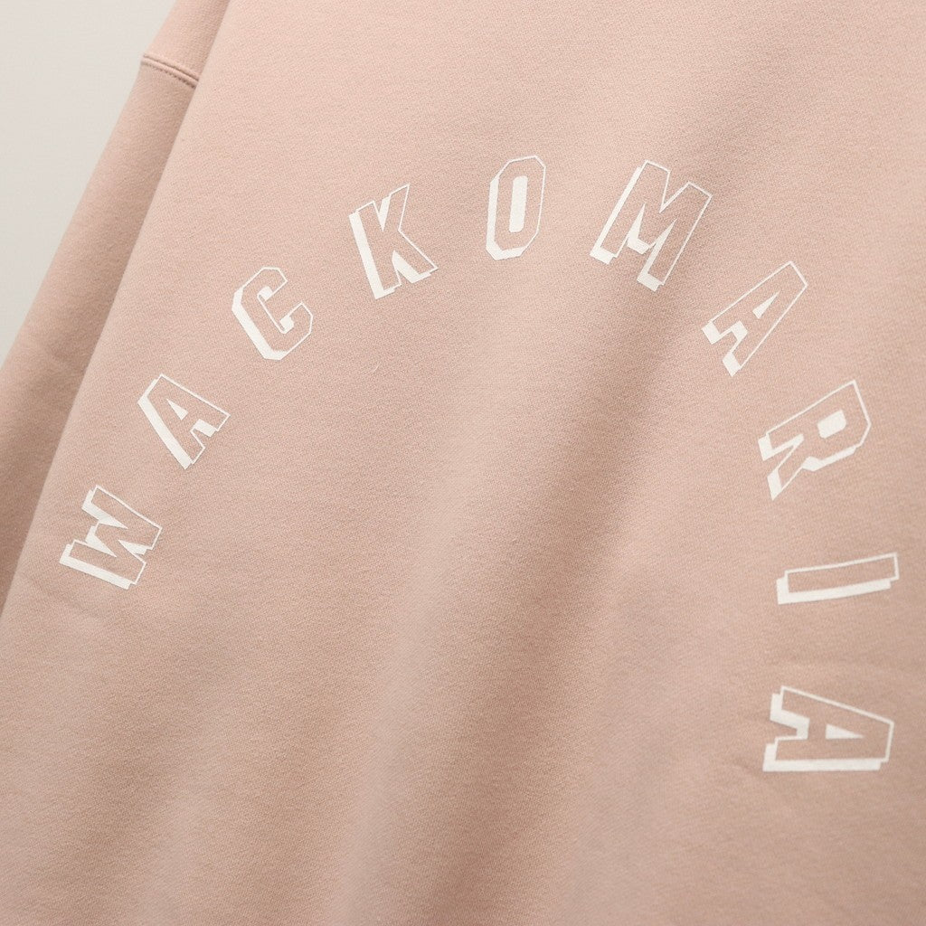 MIDDLE WEIGHT CREW NECK SWEAT SHIRT #PINK [26SS-WMC-SS08]