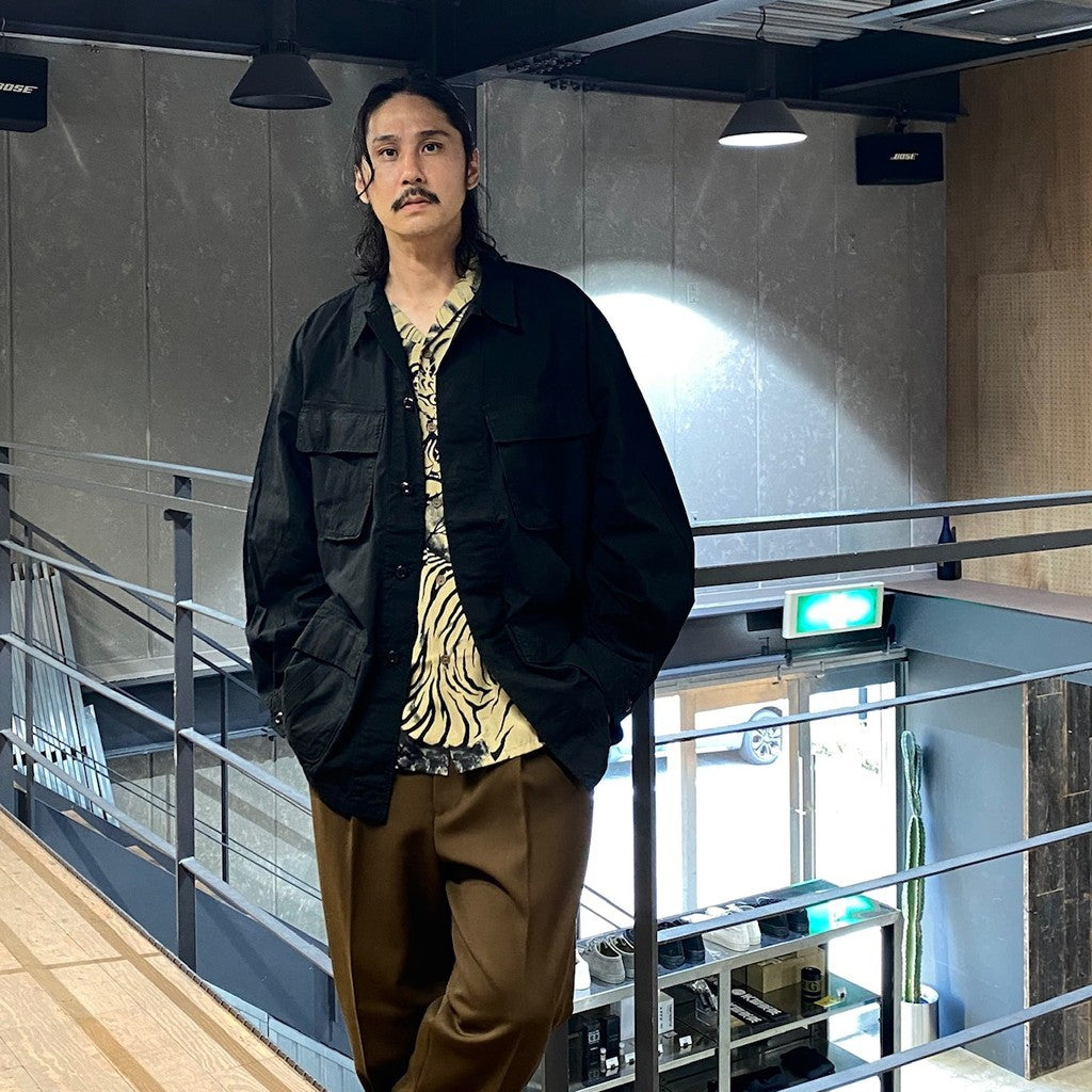 FATIGUE JACKET ( TYPE-2 ) #BLACK [24FWE-WMO-ML03] - cocorozashi