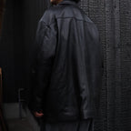 LEATHER BPP JACKET #BLACK [tc22f022]