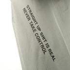 LABEL LOGO SHEER PARKA #Gray [SS26-JK06]