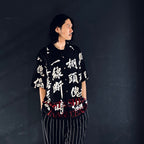 GHOST IN THE SHELL 2 INNOCENCE | Ghost in the Shell | S/S HAWAIIAN SHIRT -TYPE 3- #BLACK [INNOCENCE-WM-HI03]