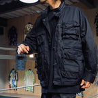 PIGMENT DYE UTILITY BLOUSON #NAVY [FPU08241U0001]