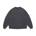 BIO WASHED EASY SWEAT SHIRTS #ASH CHARCOAL [HOD25AWSWESS]