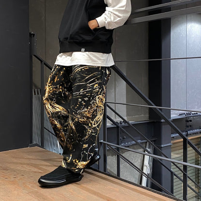 3 LAYER BALLOON PANTS #WIRE CAMO [FW24-B02]