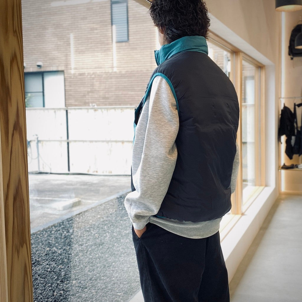 TECH REVERSIBLE CLIMBERS PUFF VEST #EMERALD GREEN×BK [BW-23025W]