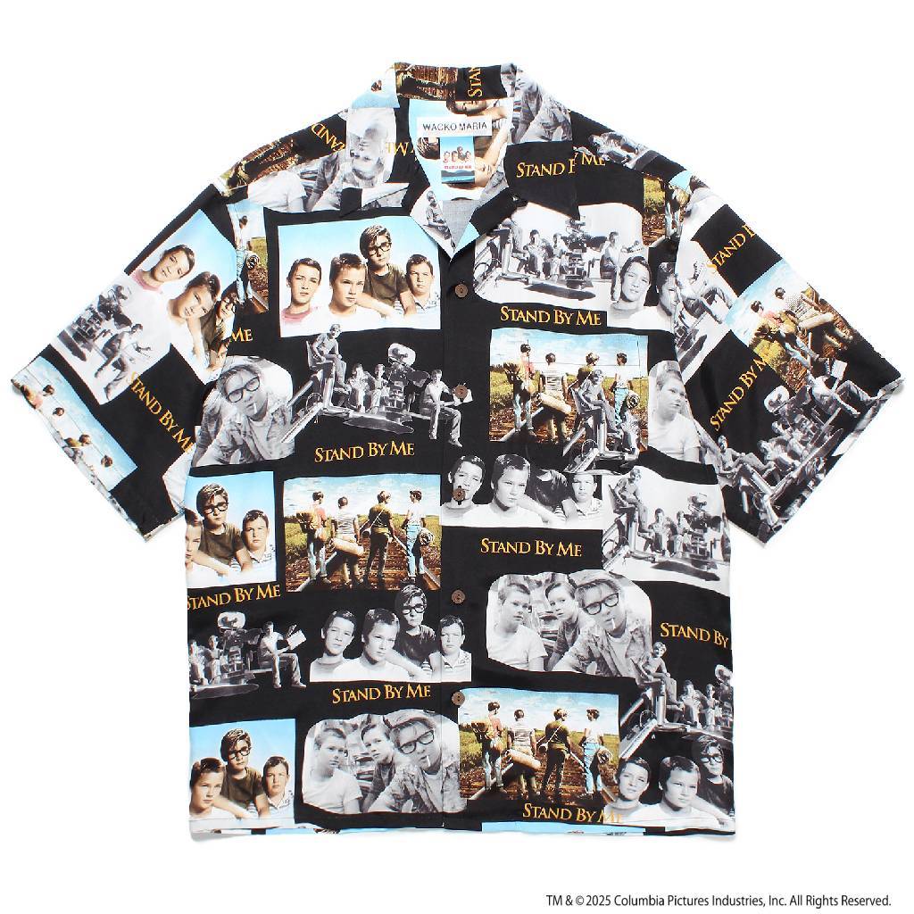 STAND BY ME | S/S HAWAIIAN SHIRT #BLACK [SBM-WM-HI01]