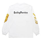 水洗重磅圓領長袖T卹（3型）#白色 [25SS-WMT-LT03]