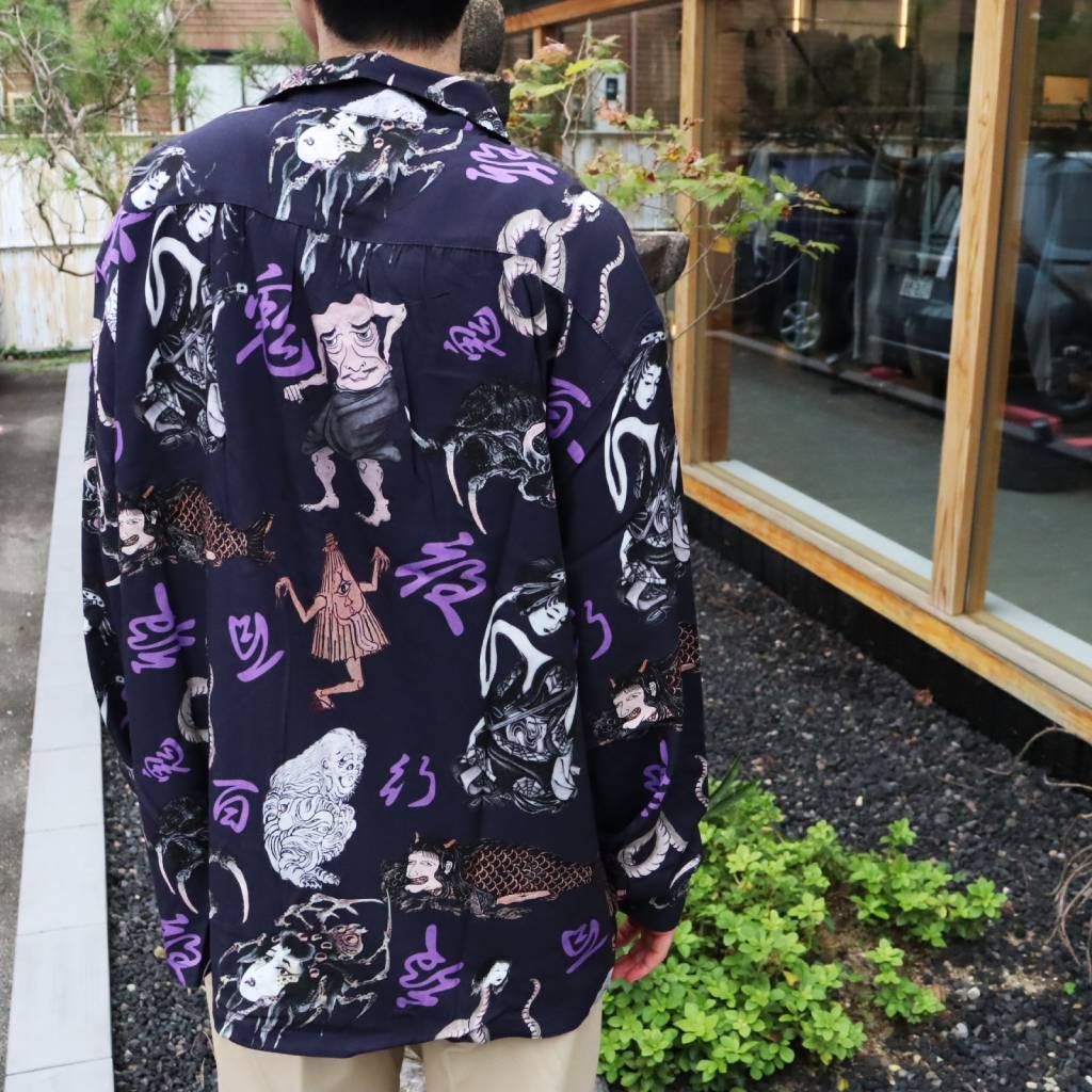 百鬼夜行 shirt L/S #Navy [BV-SH2600230]