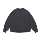 BIO WASHED EASY SWEAT SHIRTS #ASH CHARCOAL [HOD25AWSWESS]