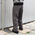 2TUCK WIDE CUT&SEW PANTS #GRAY [AY-1027]