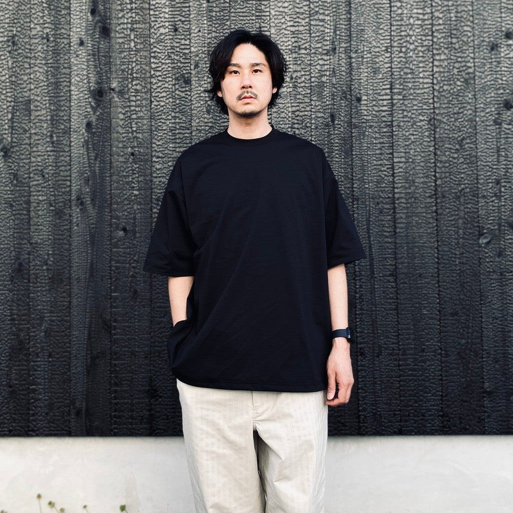 TECH DRAWSTRING S/S TEE #BLACK [BE-35026]