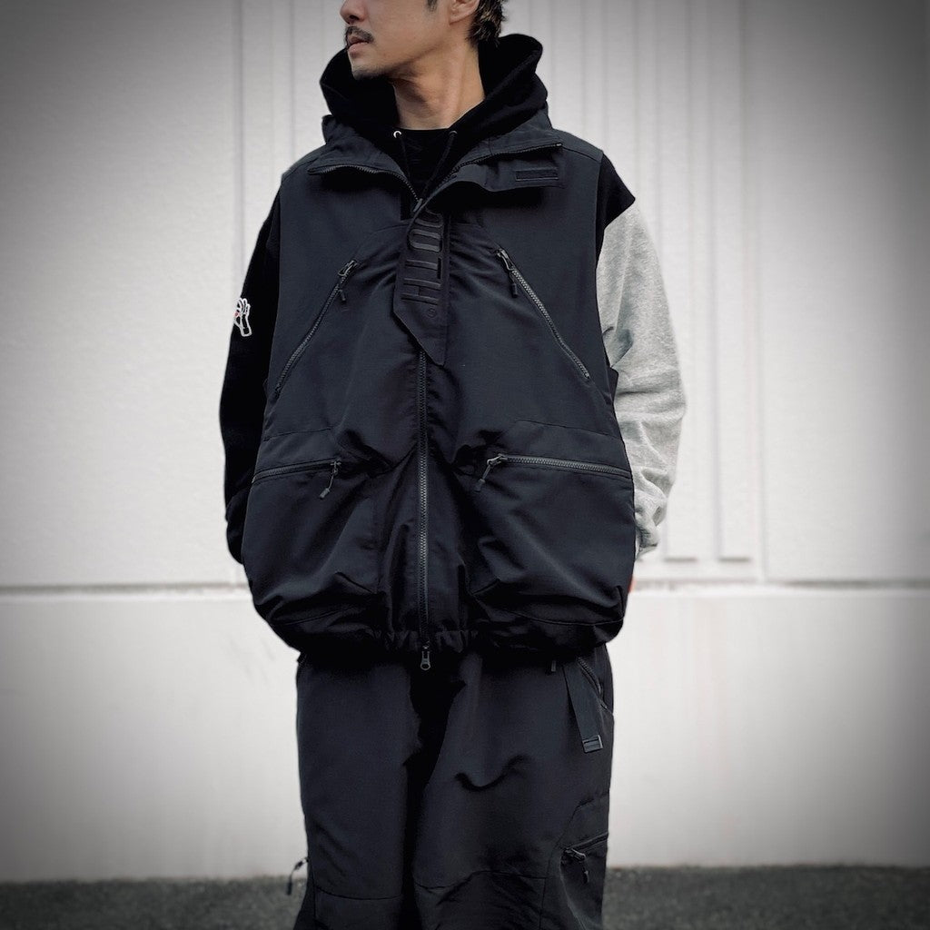 RIPSTOP TACTICAL VEST #Black [SS25-JK02] - cocorozashi 三重