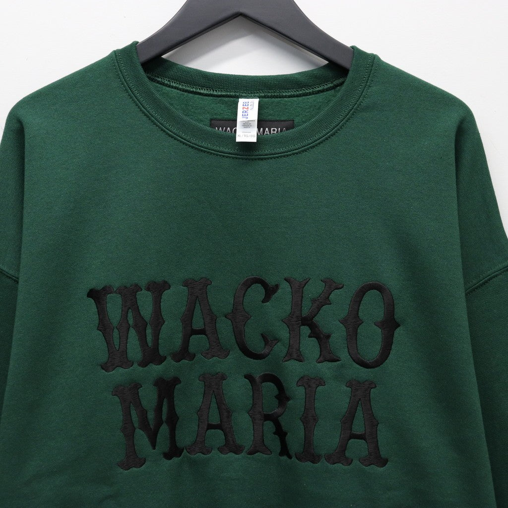 CREW NECK SWEAT SHIRT #GREEN [25FW-WMC-SS13]