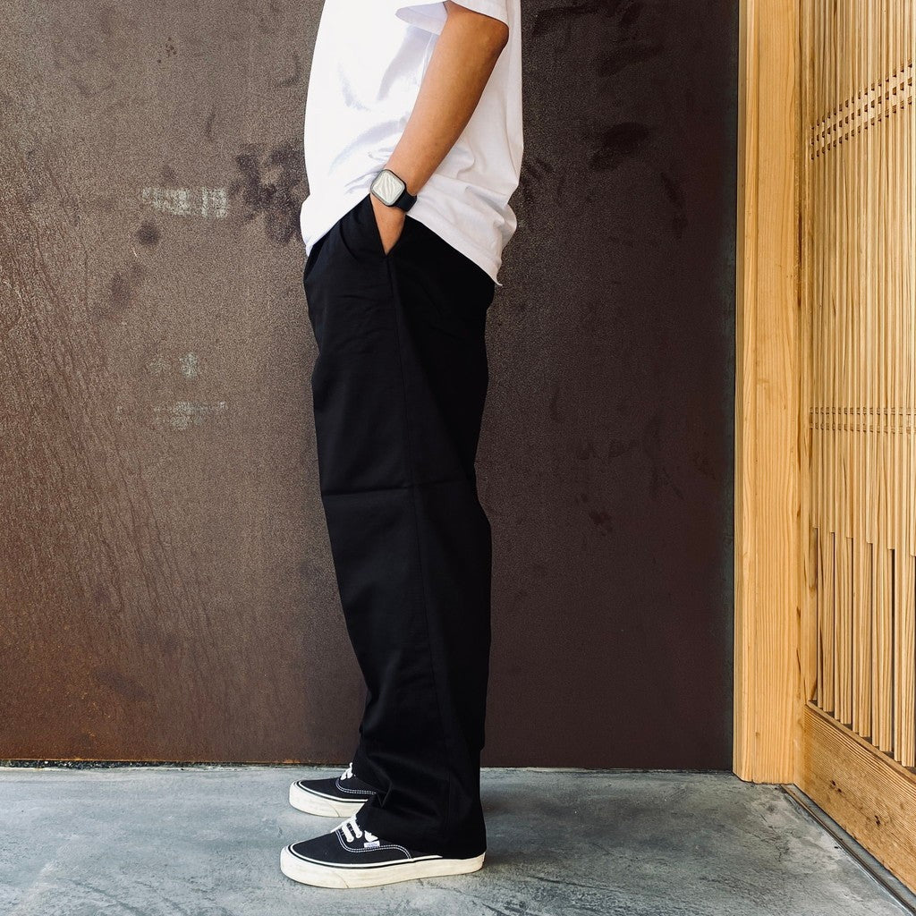 DOUBLE PLEATED CHINO TROUSERS ( TYPE-1 ) #BLACK [26FWE-WMP-PT01]