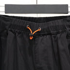 SEERSUCKER CARGO BALLOON PANTS #Black [SU25-B06]