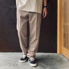 PLEATED TROUSERS ( TYPE-2 ) #L-PINK [26SS-WMP-TR02]