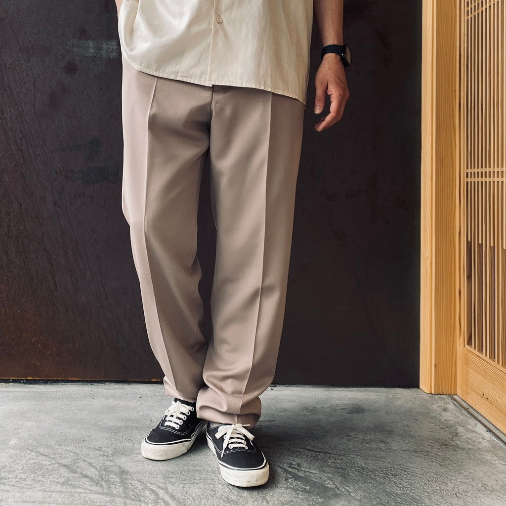 PLEATED TROUSERS ( TYPE-2 ) #L-PINK [26SS-WMP-TR02]