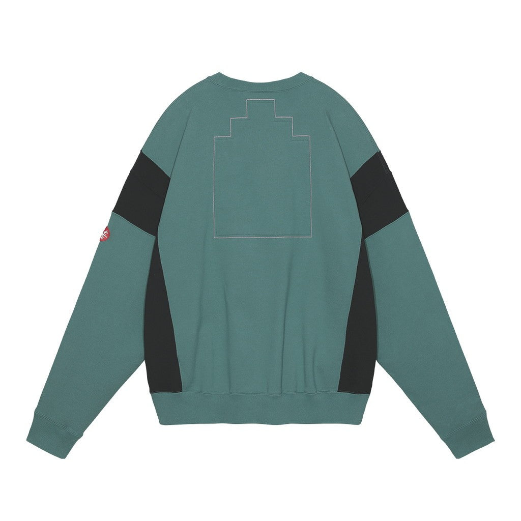 SIDE COLOR CREW NECK #GREEN [CES26CS05]