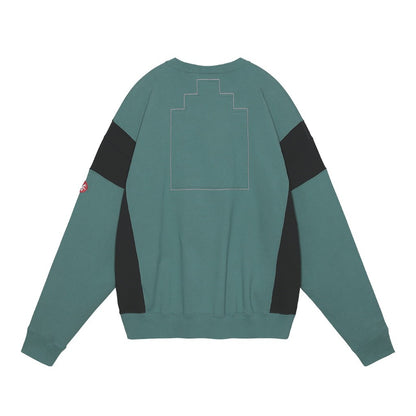 SIDE COLOUR CREW NECK #GREEN [CES26CS05]